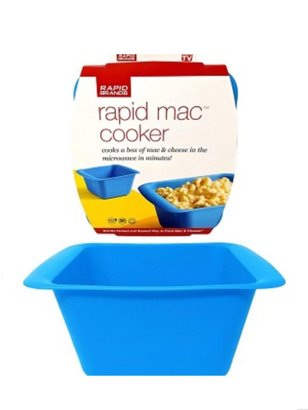 AS SEEN ON TV RAPID MAC COOKER - BLUE (NEW WITH TAGS)